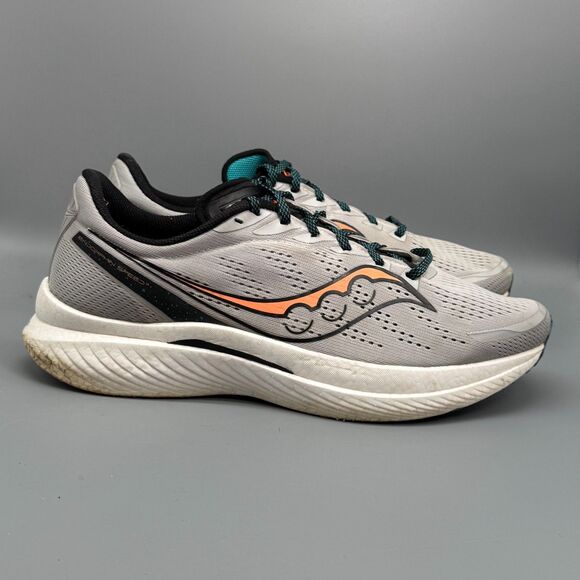 Saucony Endorphin Speed 3 Men 15 Concrete ViZi Athletic Running Sneakers Low Top main image 6